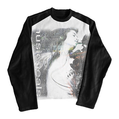 White & Black "MUSICHEALS" Longsleeve